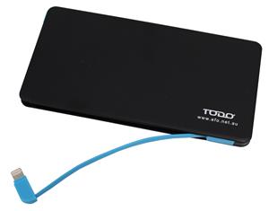 TODO 4800Mah Ultra Thin Power Bank Mobile Phone Usb Iphone Charger