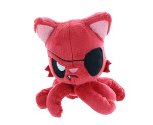 Tentacle Kitty 4" Little One Plush Pirate (Red)