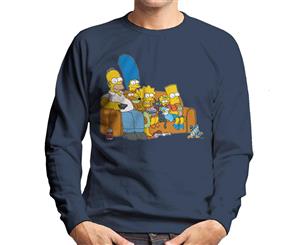 The Simpsons Movie Time Men's Sweatshirt - Navy Blue