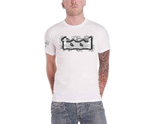 Tool T Shirt Double Image Lateralus Band Logo Official Mens - White