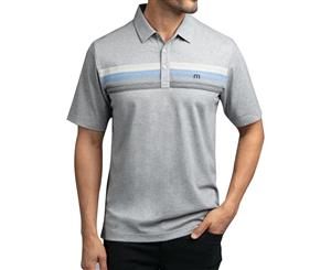 Travis Mathew Mind Surfing Polo - Heather Grey - Mens