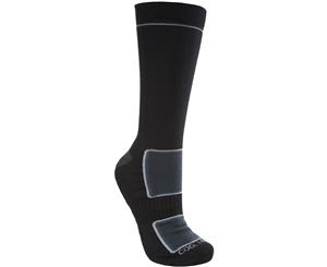 Trespass Mens Rizzle Coolmax Hiking Boot Socks (1 Pair) (Black) - TP326