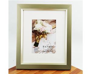 Tribeca Champagne Gold 5x7 Photo Frame