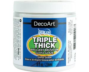 Triple Thick Brilliant Brush-On Gloss Glaze 8Oz-