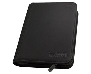 Ultimate Guard Mini American 9 Pocket ZipFolio XenoSkin Black Folder