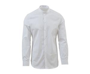 VANGHER N.7 MEN'S WHITE COTTON SHIRT