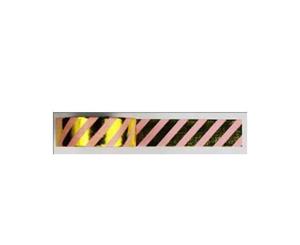 Washi Tape - Pink and Gold Foil Striped Design - Size 15mm x 10m