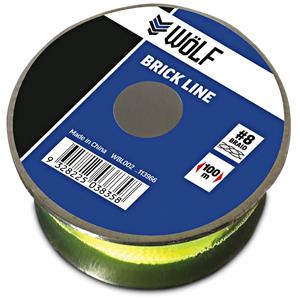 WoLF 100m Fluro Green Brick Line WBL002