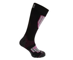 Womens/Ladies Performance Ski Socks (Pink) - W513