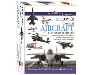 Wonders Of Learning Discover Combat Aircraft Educational Box Set