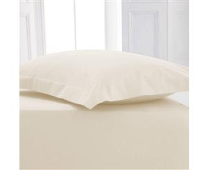 1000TC Pure Cotton Tailored Pillowcases IVORY