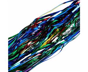 2 Meter Long Drop Rainbow Multi Color Tinsel Curtain