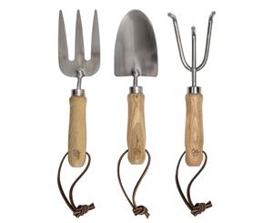 3pc Stephanie Alexander Mini Kids Gardening Hand Tools Trowel Fork Rake Set SL