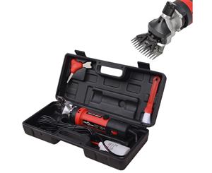 6 Piece Sheep Clipper Set 350 W Animal Shearing Grooming Tool Trimmer