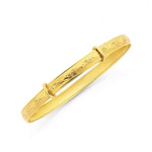 9ct Gold Expandable Baby Bangle