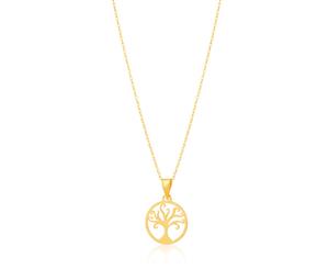 9ct Tree Of Life Pendant on 42cm Chain 9Y