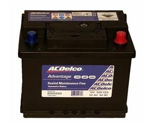 AC Delco Advantage Battery Car Van Ute Boat Sealed S55559 500CCA (MF55H)