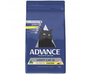 ADVANCE Light Dry Cat Food Chicken 2kg