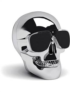 AEROSYSTEM AEROSKULL XS+ CHROME SILVER BLUETOOTH SPEAKER