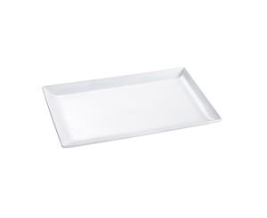 Ambrosia Soiree Porcelain Rectangular Platter 21 x 25cm White