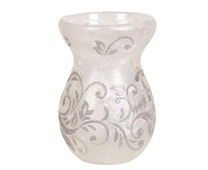 Aroma Silver Scroll Wax Melt Burner