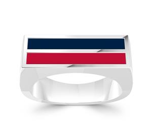 Atlanta Braves Ring For Women In Sterling Silver Design by BIXLER - Sterling Silver