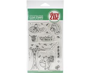 Avery Elle - Clear Stamp Set 4 inch X6 inch - Falling For You