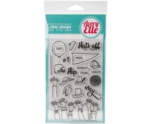 Avery Elle Clear Stamp Set 4&quotX6"-Hats Off