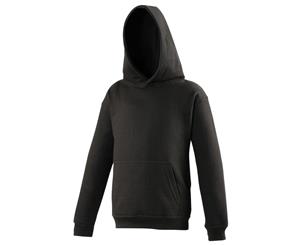 Awdis Kids Unisex Hooded Sweatshirt / Hoodie / Schoolwear (Jet Black) - RW169