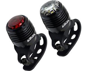 Azur Cyclops 2 Front and Rear USB Light Set