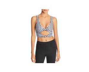 Beach Riot Womens Bowie Cropped Activewear Sports Bra