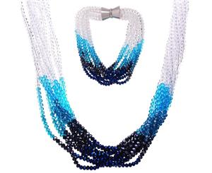 Bella Krystal - Women's Haley Crystal Ombre Twist Set