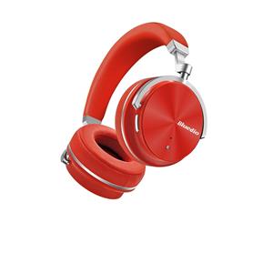 Bluedio Turbine T4S Bluetooth 4.2 Headhones Noise cancelling Wireless Headsets - Red