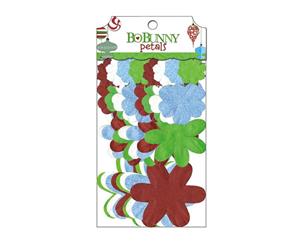 Bo Bunny - Mistletoe Petals Paper Flowers 32 per pack