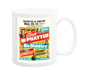 Bo Diddley Rock n Roll Concert Poster Mug - 11 Fluid Oz