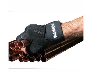 Bodyassist Shock Absorbing Leather Half Gloves (Pair)