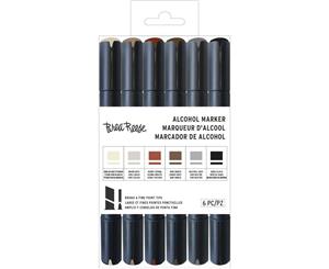 Brea Reese Alcohol Marker Set 6 pack - Neutrals