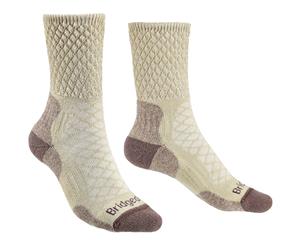 Bridgedale Womens Hike Lightweight Merino Wool Walking Socks - Sand