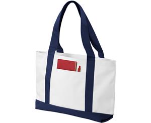 Bullet Madison Tote (White/Navy) - PF1326