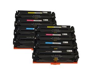 CF400X #201X Series Premium Generic Toner Cartridge set x 2 (8 cartridges)