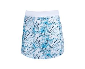 Callaway W Liquid Blue Printed Skort - River Blue