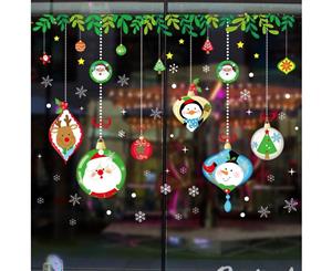 Cartoon Christmas Wall Decoration (Size 83cm x 65cm)