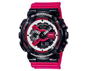 Casio G-Shock 55mm Men's GA110RB-1A Resin Watch - Black/Red