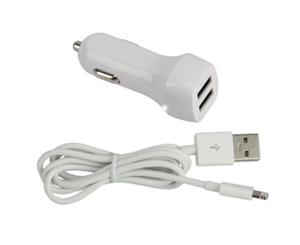 Cellink Apple brand White Lighting Car Charger 1A + 2.1A Dual