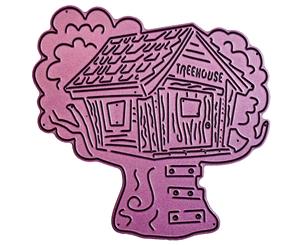 Cheery Lynn Designs Whimsical Die-Treehouse 3.625&quotX3.75"