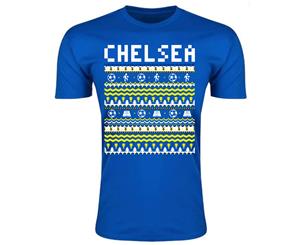 Chelsea Christmas T-Shirt (Blue)