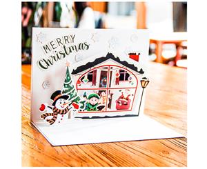 Christmas Holiday DIY Pop Up Greeting Card