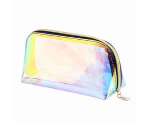 Colorful Womens Cosmetic Purse Travel Toiletry Bag Clear Makeup Bag-Small