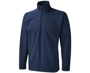 Craghoppers Mens Basecamp Microfleece Fz Half Zip Fleece Top (Navy) - RW366