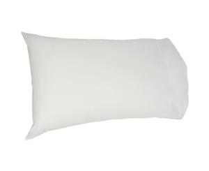 Easy Rest - Soft and Elegant 250TC Pure Cotton Percale Pillow Case (Standard) - White